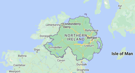 Illustration for the “Location” section of the Ireland guide