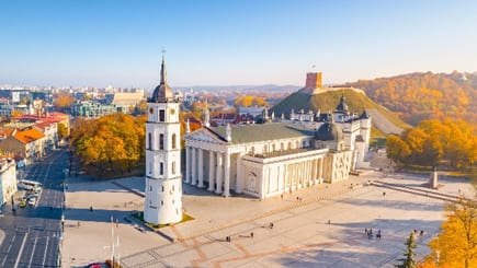 Illustration for the “Capital city” section of the Lithuania guide