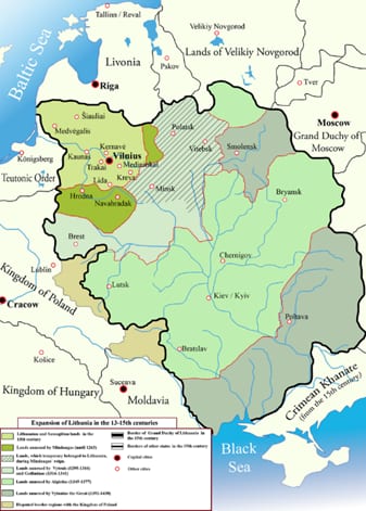 Illustration for the “Interesting facts” section of the Lithuania guide